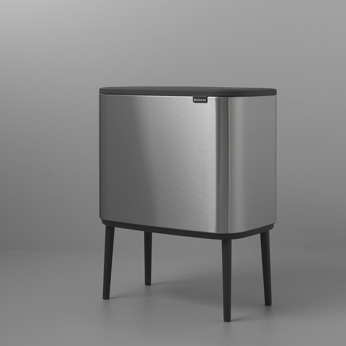 Brabantia Bo Touch Bin Afvalemmer 33 Liter (3x11 Liter) Vingerafdrukvrij