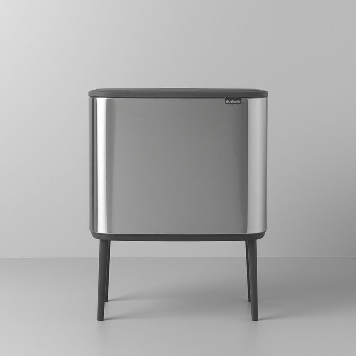 Brabantia Bo Touch Bin Afvalemmer 33 Liter (3x11 Liter) Vingerafdrukvrij