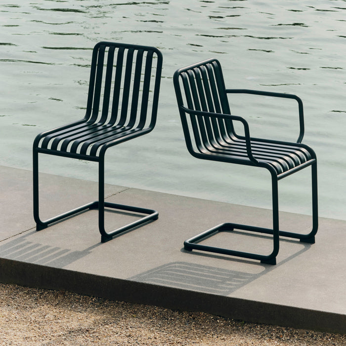 HAY Palissade Cantilever Stoel met Armleuning - Antraciet