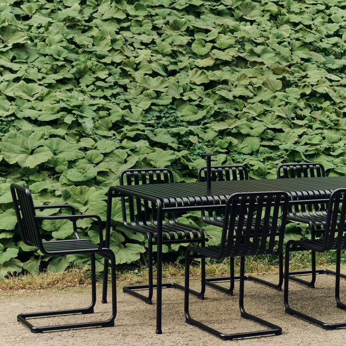 HAY Palissade Cantilever Stoel met Armleuning - Antraciet