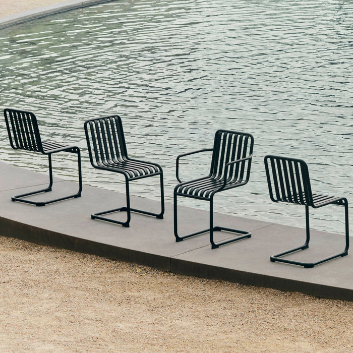 HAY Palissade Cantilever Stoel met Armleuning - Antraciet