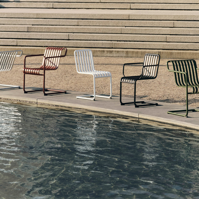 HAY Palissade Cantilever Stoel met Armleuning - Antraciet