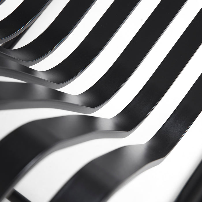 HAY Palissade Cantilever Tuinstoel - Antraciet