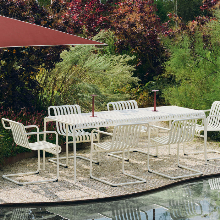 HAY Palissade Cantilever Tuinstoel - Crème Wit