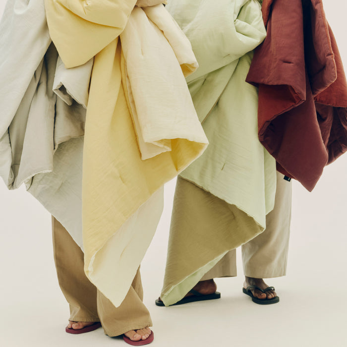 HAY Air Quilt Plaid 140 x 200 cm - Mint Green