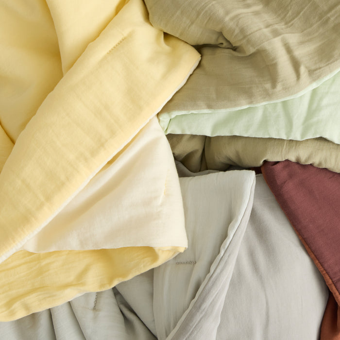 HAY Air Quilt Plaid 140 x 200 cm - Soft Grey