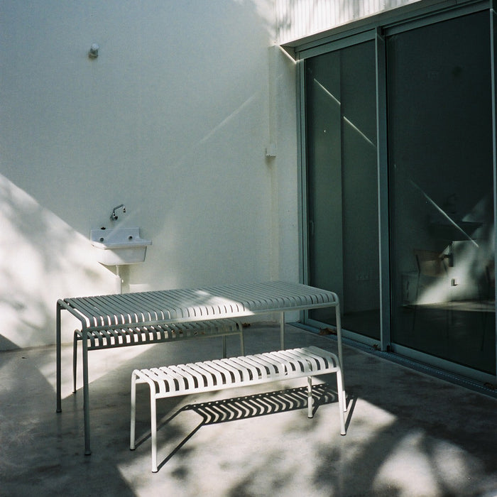 HAY Palissade Tuinbank 120 cm - Crème Wit