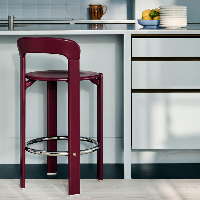 HAY Rey Barkruk Low H 65 cm - Grape Red