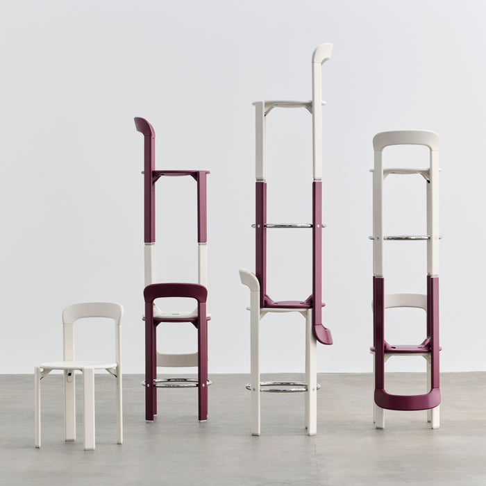 HAY Rey Barkruk Low H 65 cm - Cream White