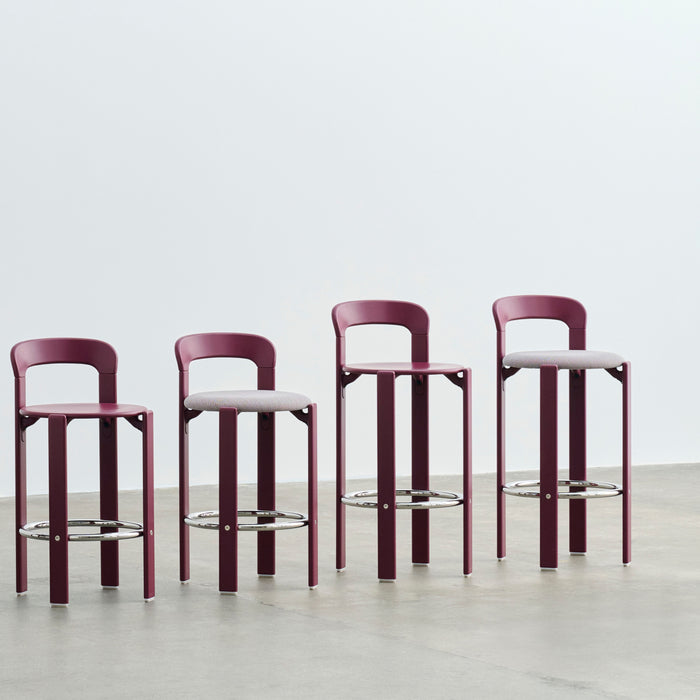 HAY Rey Barkruk High H 75 cm - Grape Red