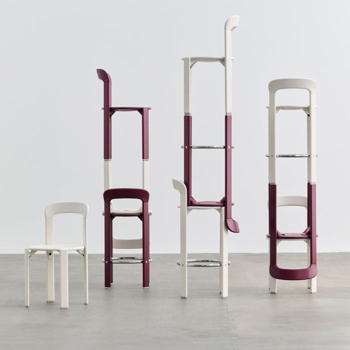 HAY Rey Barkruk High H 75 cm - Grape Red