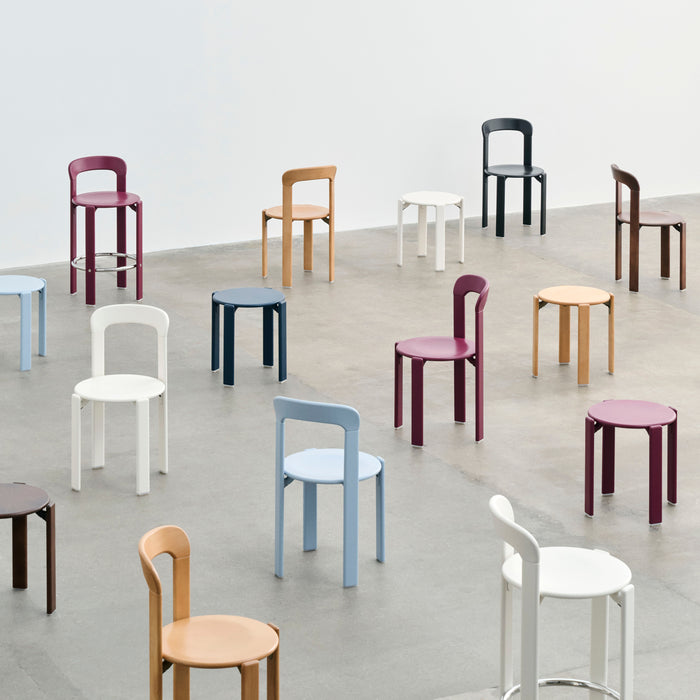 HAY Rey Barkruk High H 75 cm - Grape Red