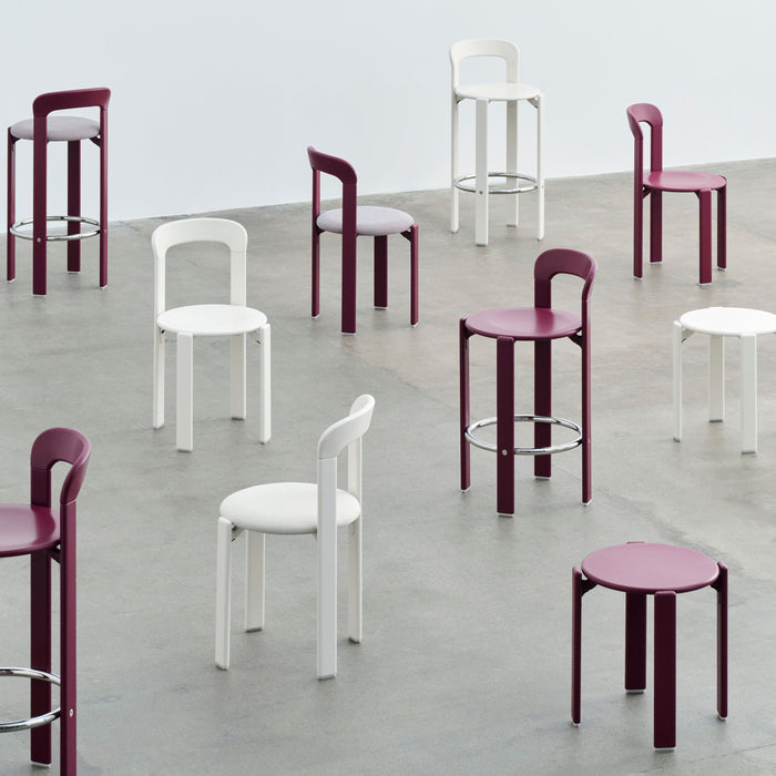 HAY Rey Barkruk High H 75 cm - Cream White