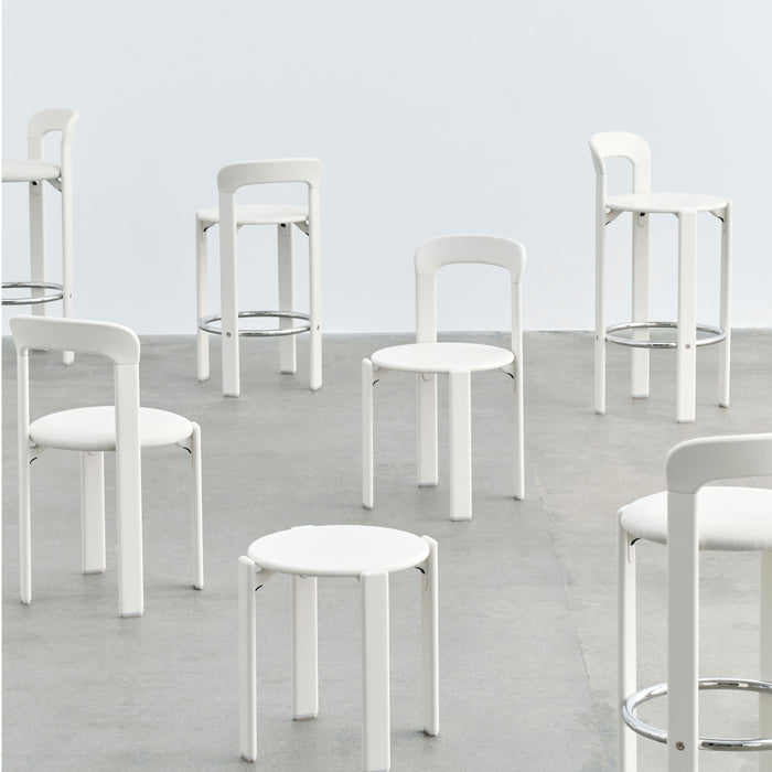 HAY Rey Barkruk High H 75 cm - Cream White