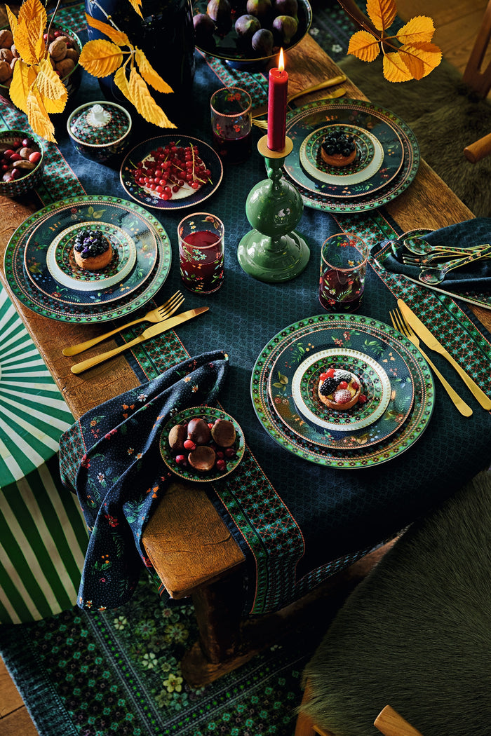 Pip Studio Serveerschaal Berry Blues - Fruitschaal - Blauw - 24x9cm