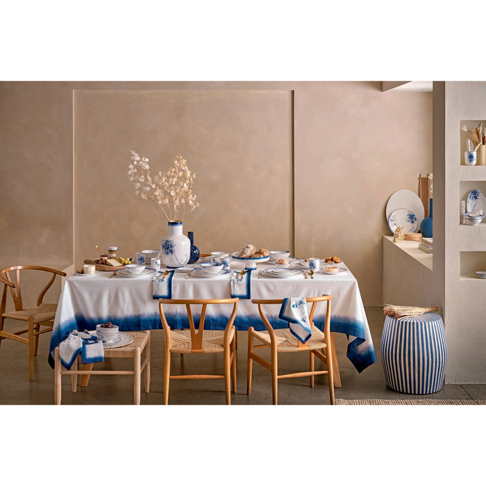 Pip Studio Kandelaar Swirl - van Glas - Donkerblauw - 28cm