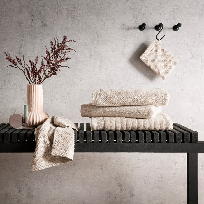 Heckett Lane Premium Handdoek 50x100cm Set van 2 - cuban sand