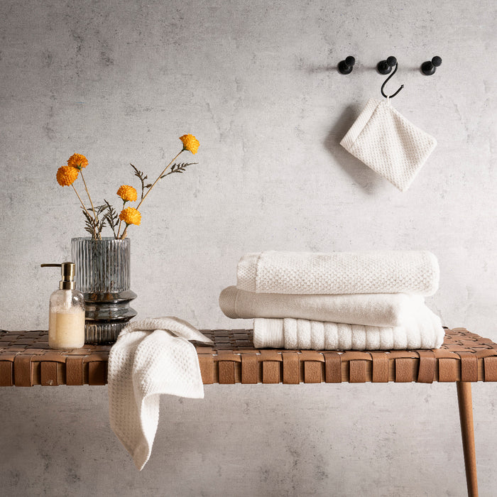 Heckett Lane Premium Douchelaken 70x140cm - off white