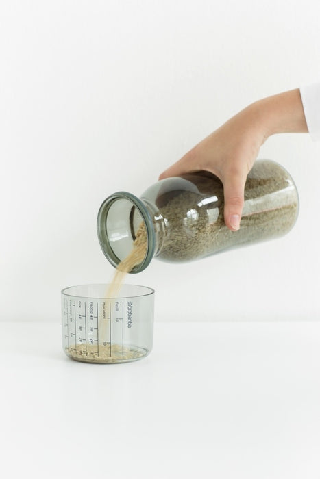 Brabantia Voorraadpot met Maatbeker 1,3 L - 2 st.