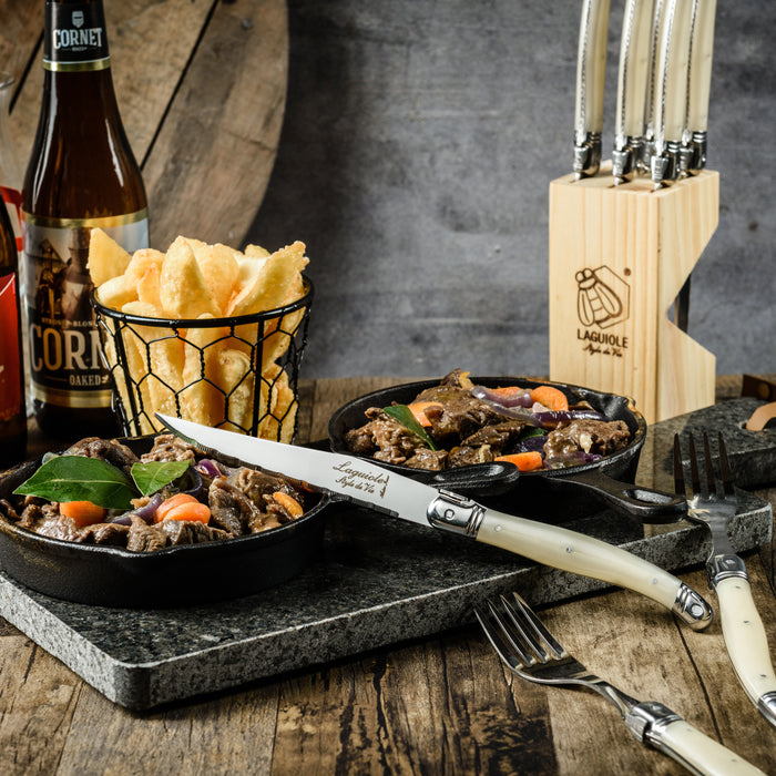 Laguiole Style de Vie Premium Line Steakmessenset 6 st.