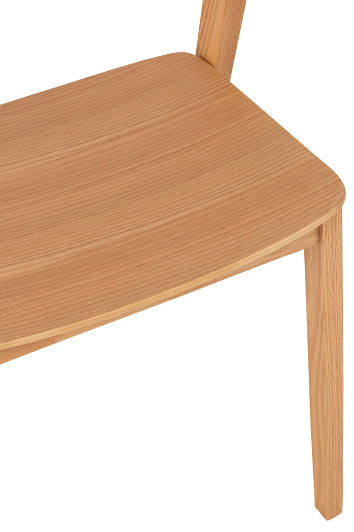 J-Line stoel Laga - eikhout|multiplex - naturel