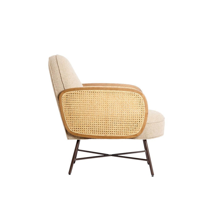 Light & Living - Fienne fauteuil rotan - beige+naturel