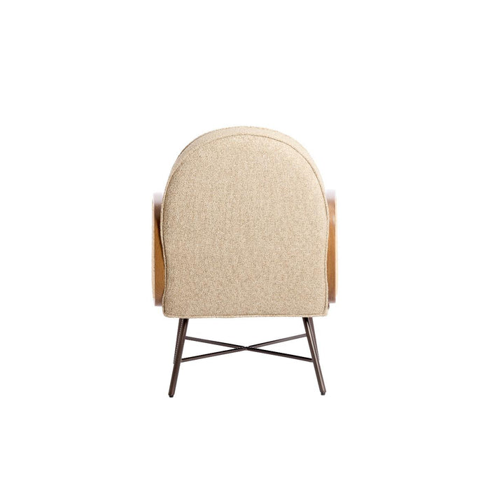 Light & Living - Fienne fauteuil rotan - beige+naturel