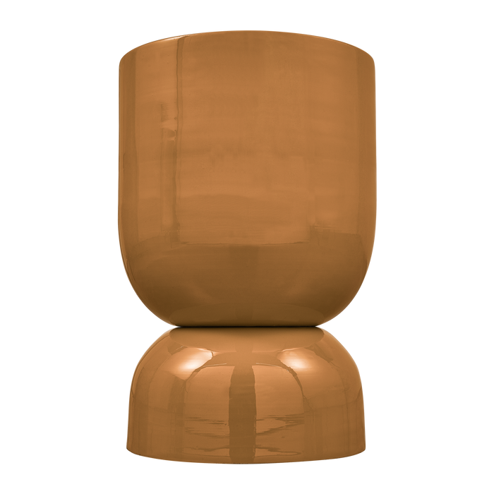 WOOOD Hekla Bijzettafel - Metaal - Oranje - 47x32x32