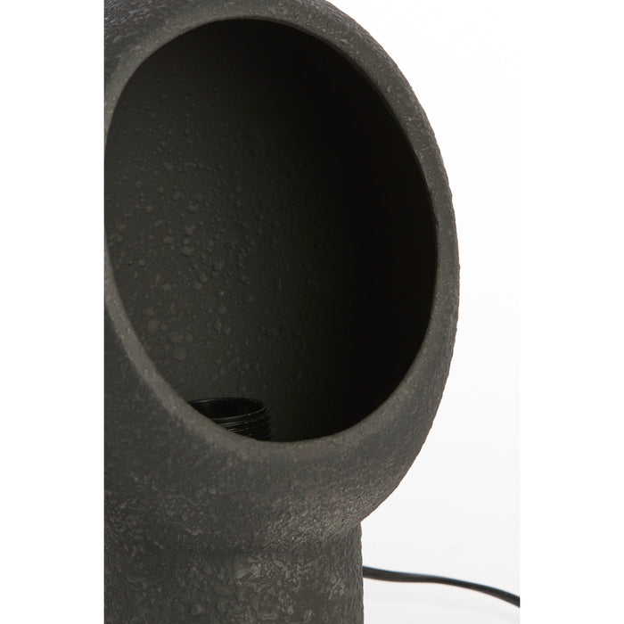 vtwonen Tafellamp Monk - Zwart - 18.5x17x30cm