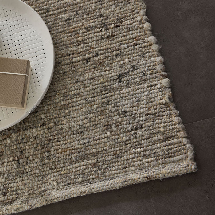 Theko Alm-Glück natuurtapijt 250x350 cm - Grijs