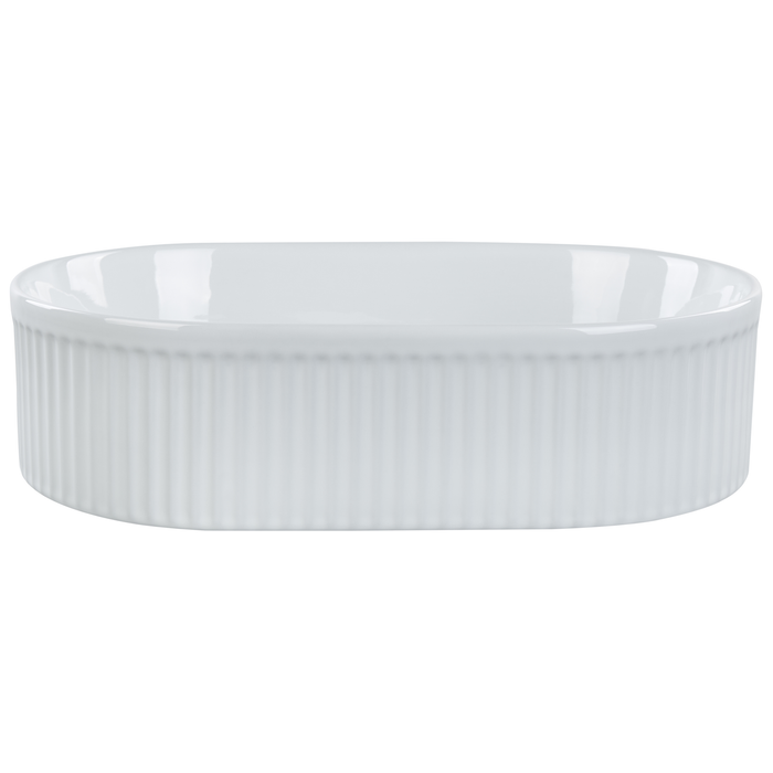 Beliani - GELDO - Wastafel - Wit - 49 x 31 cm - Keramiek