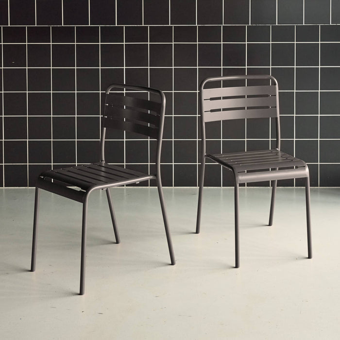 sweeek - Tuinstoelen metaal (set van 2)