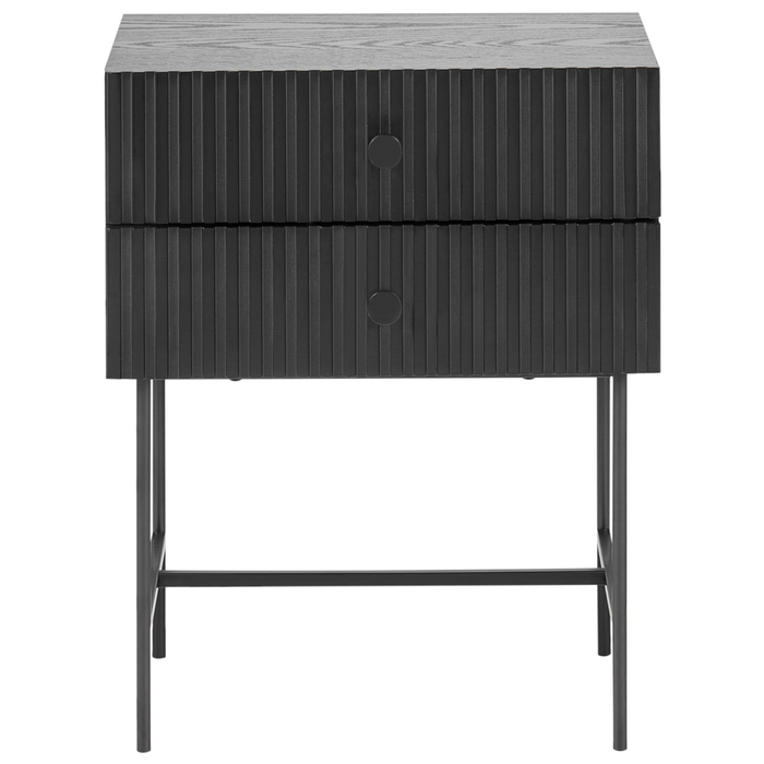 Beliani - COVENTRY - Nachtkastje - Zwart - MDF