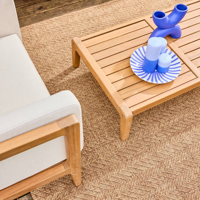 sweeek - Loungeset voor 4 personen van acaciahout