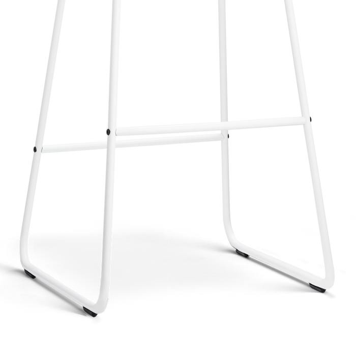 Nolon Nino-Fé Barkruk Saliegroen - Wit Onderstel - 65 Cm