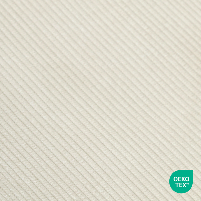 Nolon Nino-Fé Barkruk Rib Beige - Wit Onderstel - 65 Cm