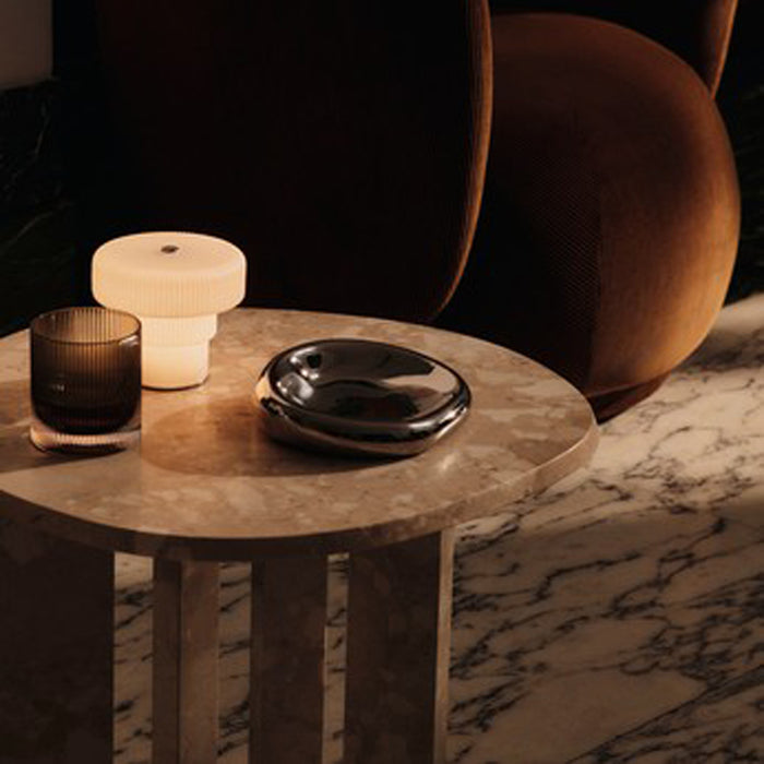 Ferm Living Ripple Draagbare Tafellamp - Wit