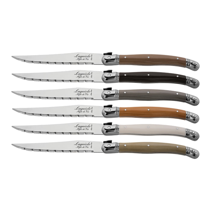 Laguiole Style de Vie Premium Line Steakmessenset 6 st.