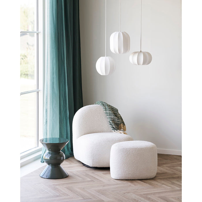 House Nordic Milo Draaifauteuil Gebroken Wit