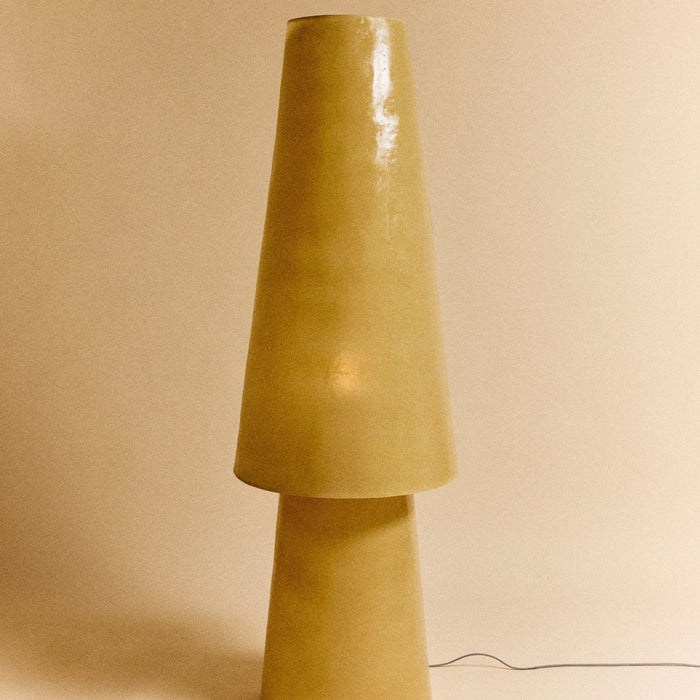 HKliving Glassfiber Vloerlamp - Soft Green