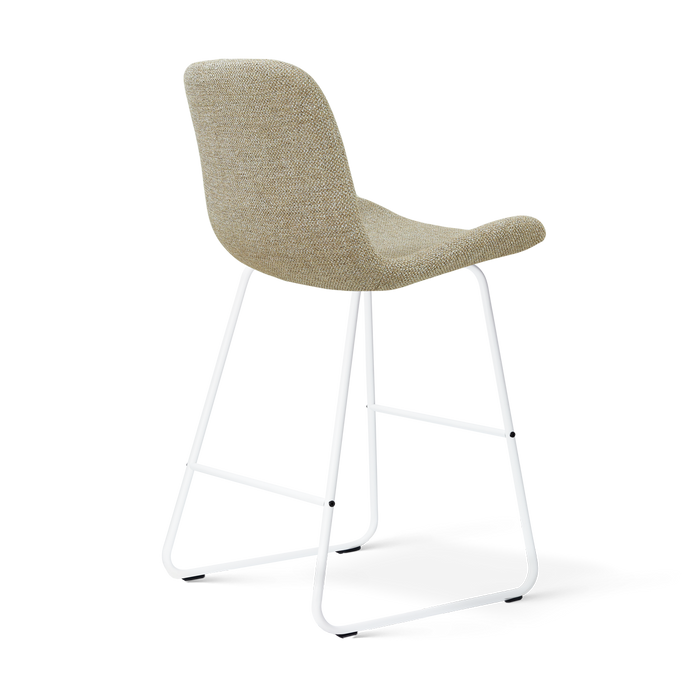 Nolon Nino-Fé Barkruk Taupe Melange - Wit Onderstel - 65 Cm