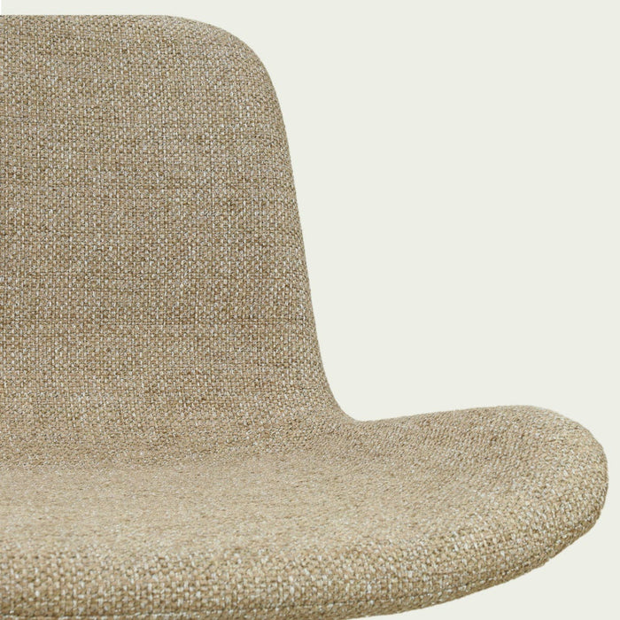 Nolon Nino-Fé Barkruk Taupe Melange - Wit Onderstel - 65 Cm