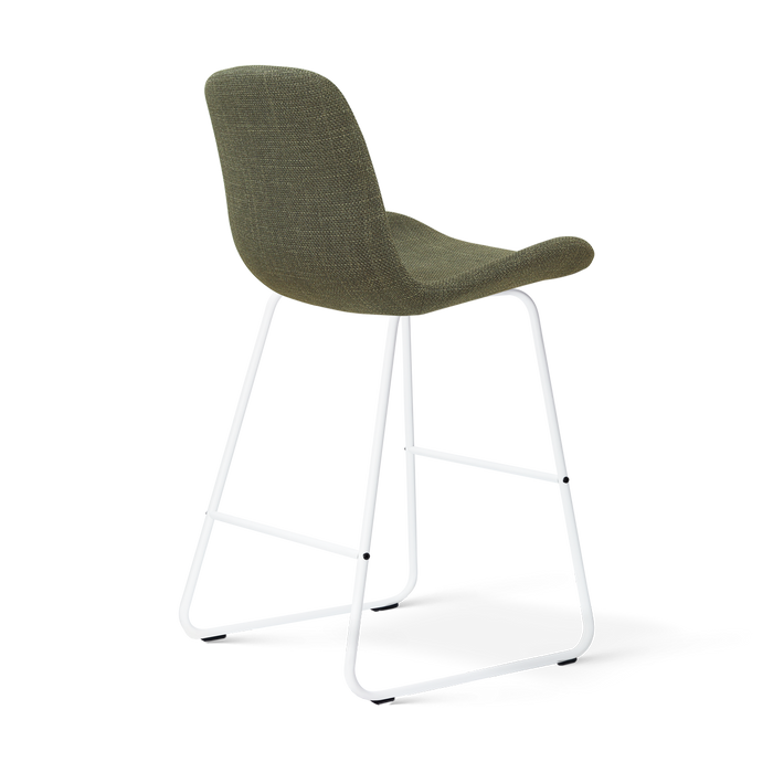 Nolon Nino-Fé Barkruk Forestgroen - Wit Onderstel - 65 Cm