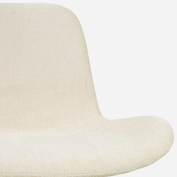 Nolon Nino-Fé Barkruk Cottonbeige - Wit Onderstel - 65 Cm