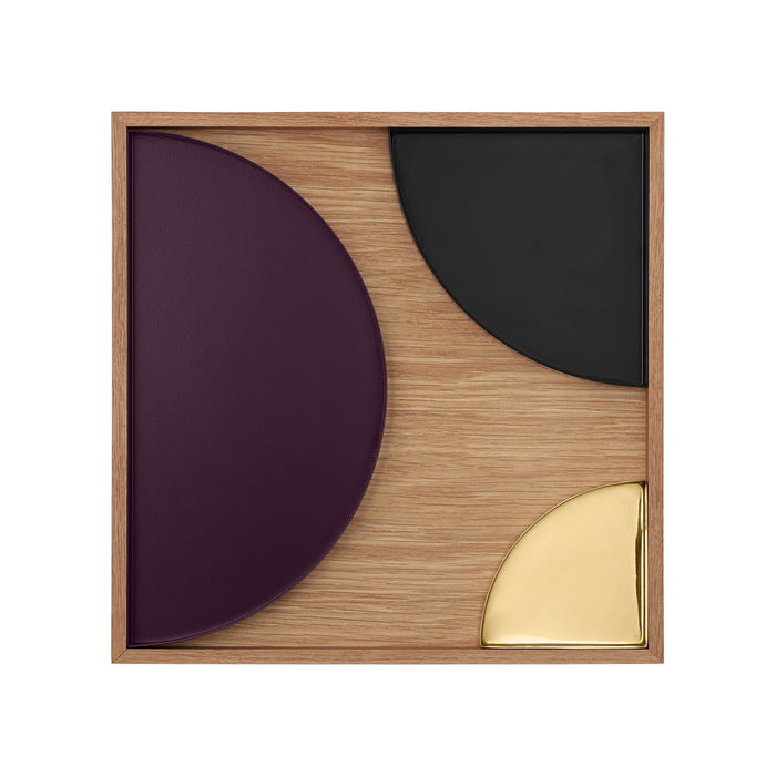 Wooden tray dienblad large eiken