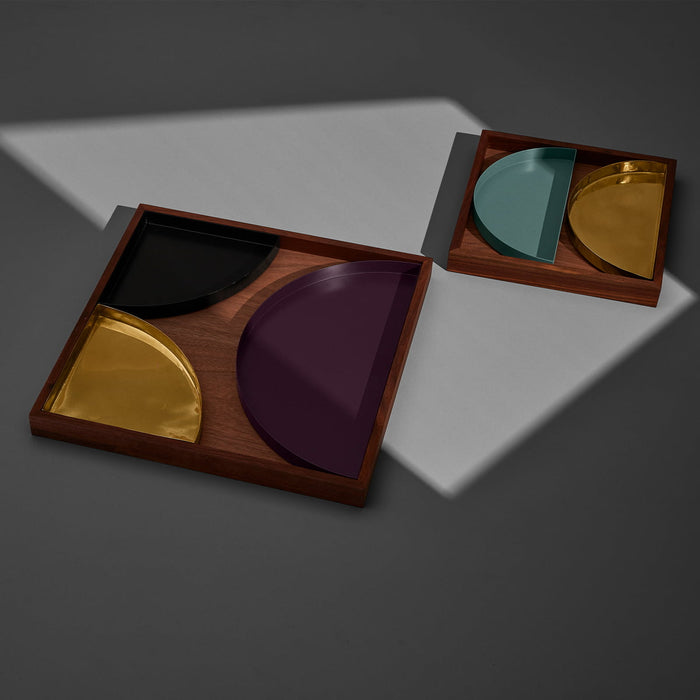 Wooden tray dienblad large eiken