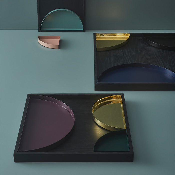 Wooden tray dienblad large eiken