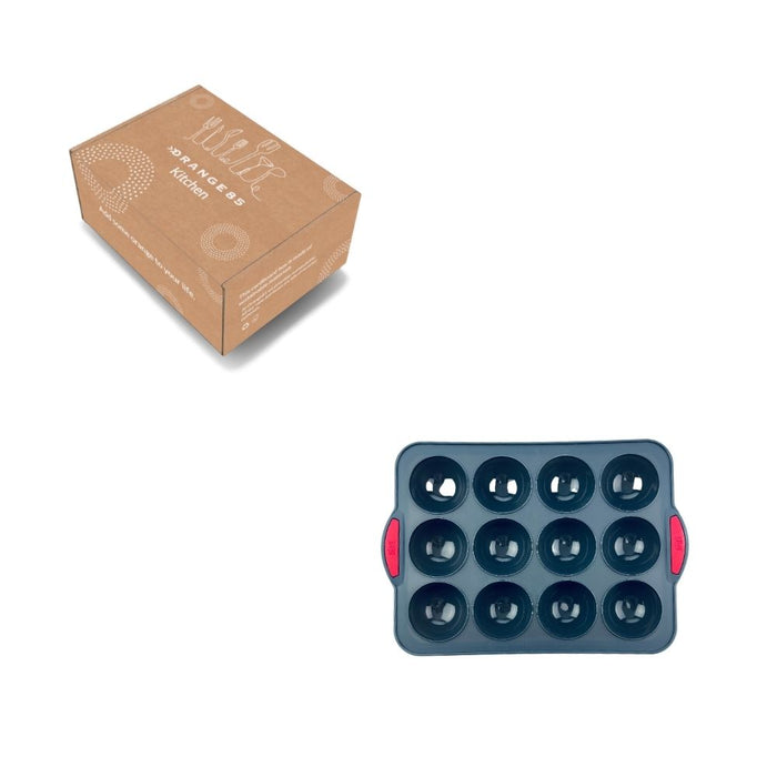 Orange85 Siliconen Bolgebak Halve Bollen Bakvorm 31x23,5x3,5cm