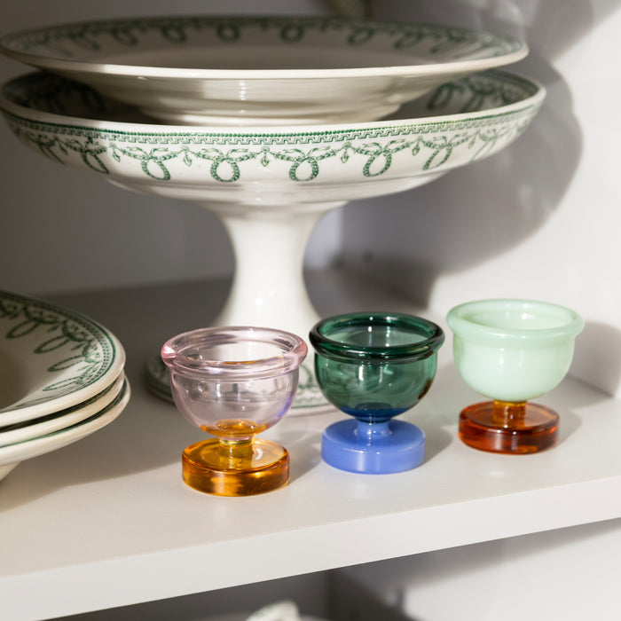 &k amsterdam Cantine Eierdopjes - Set van 2 - Roze