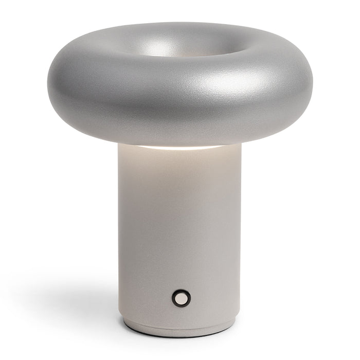 &k amsterdam Glimpse Tafellamp - Frosted Silver